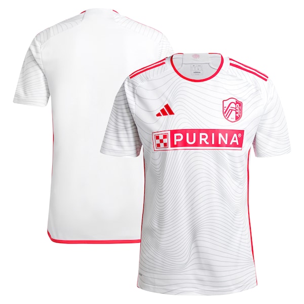 St. Louis City SC adidas 2024 The Confluence Kit Replica Jersey - White