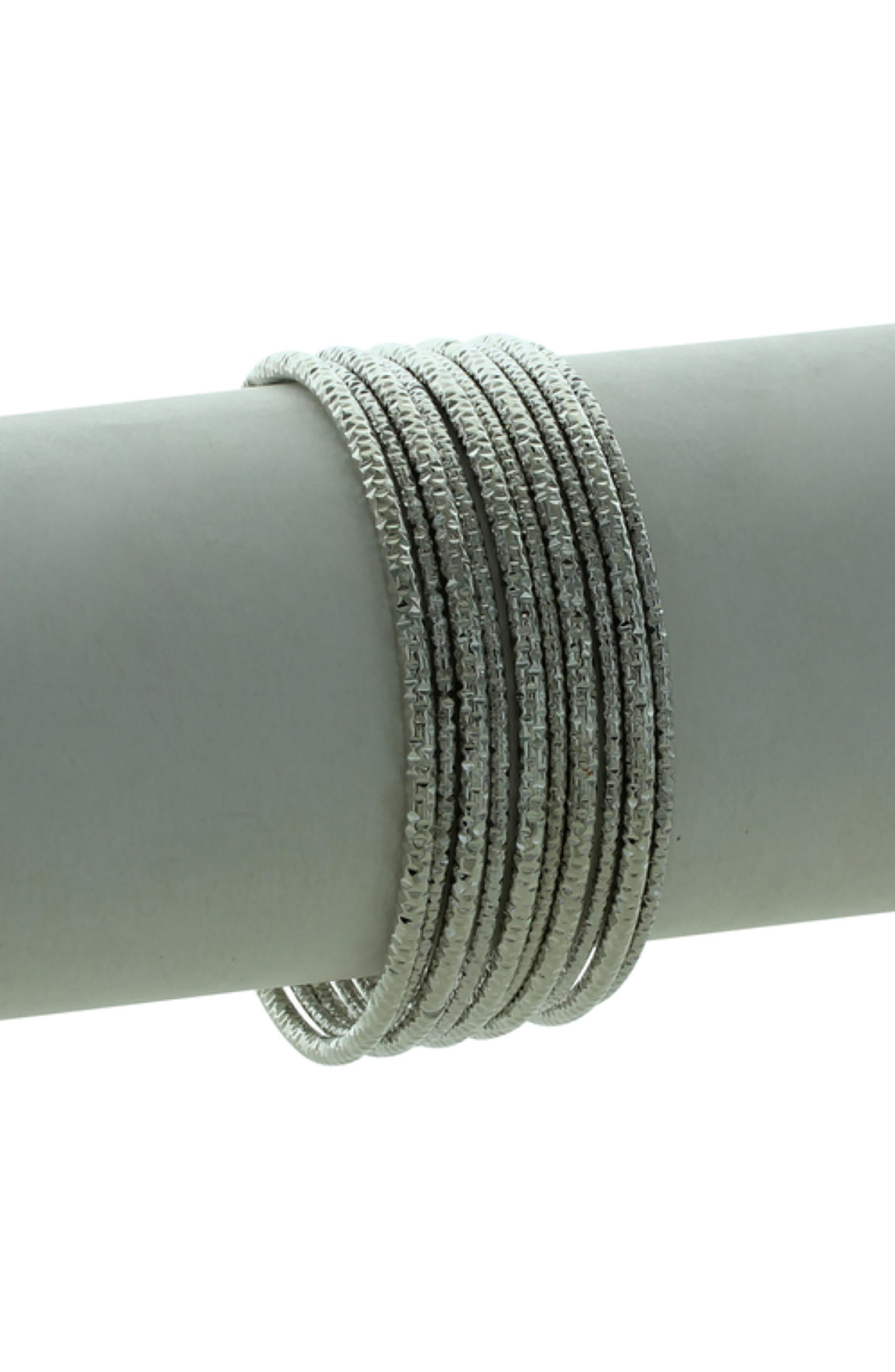 OLIVIA WELLES Inaya Set of 10 Bangle Bracelets