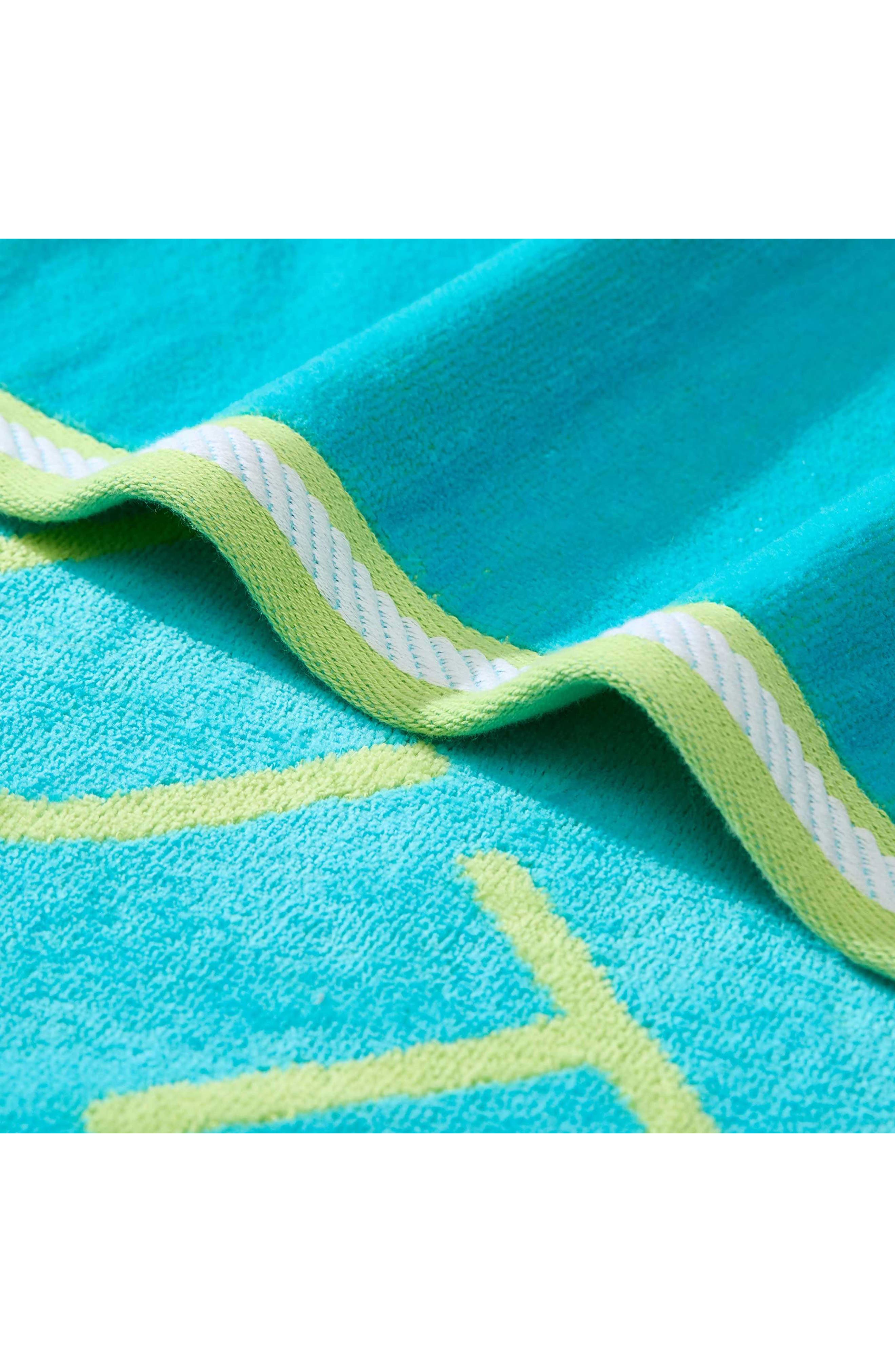 Nautica Set of 2 Cotton Blend Terry Beach Towels