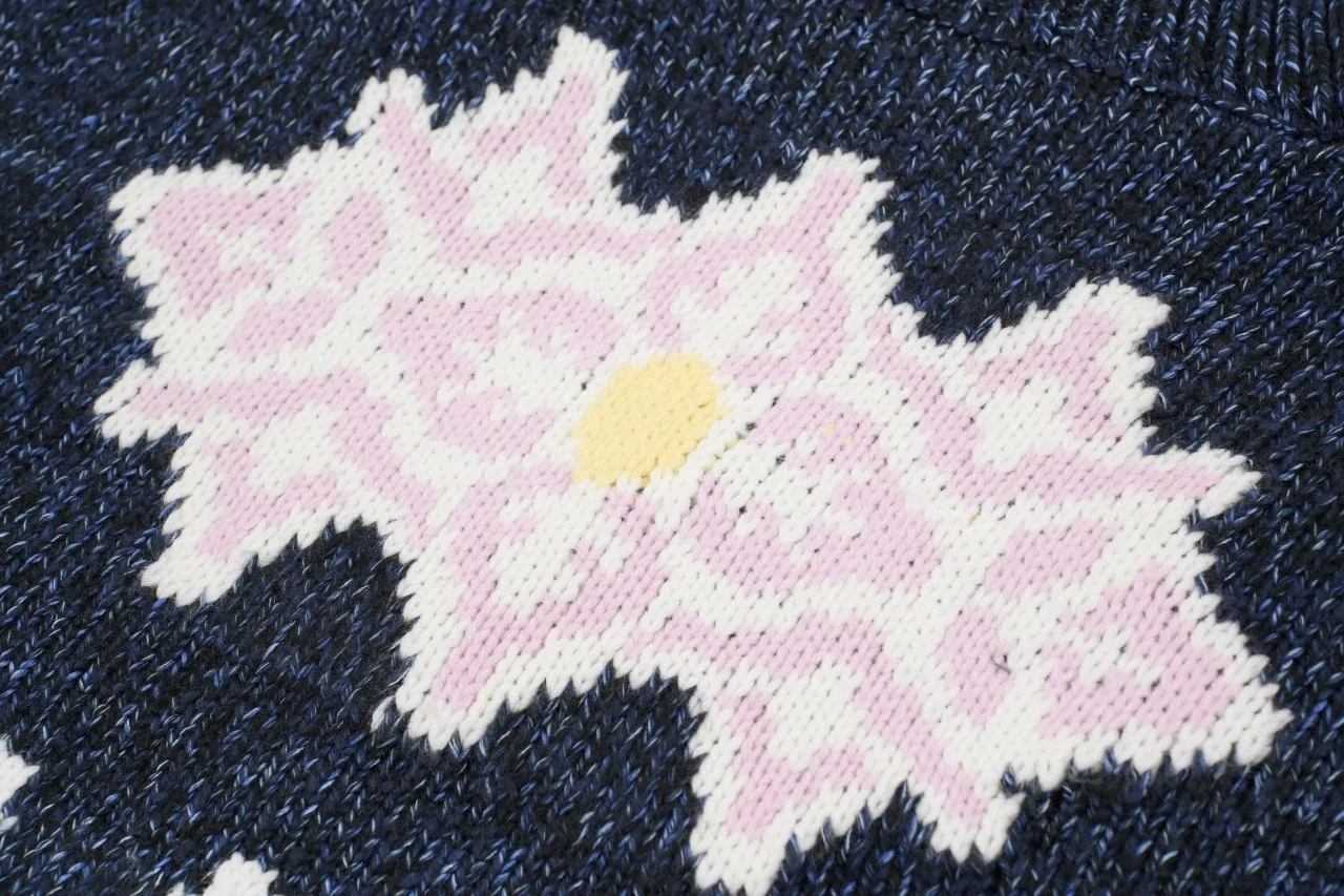 Louis Vuitton Navy Koi Sakura Zip Sweater Jacket product photo from LabelPicks