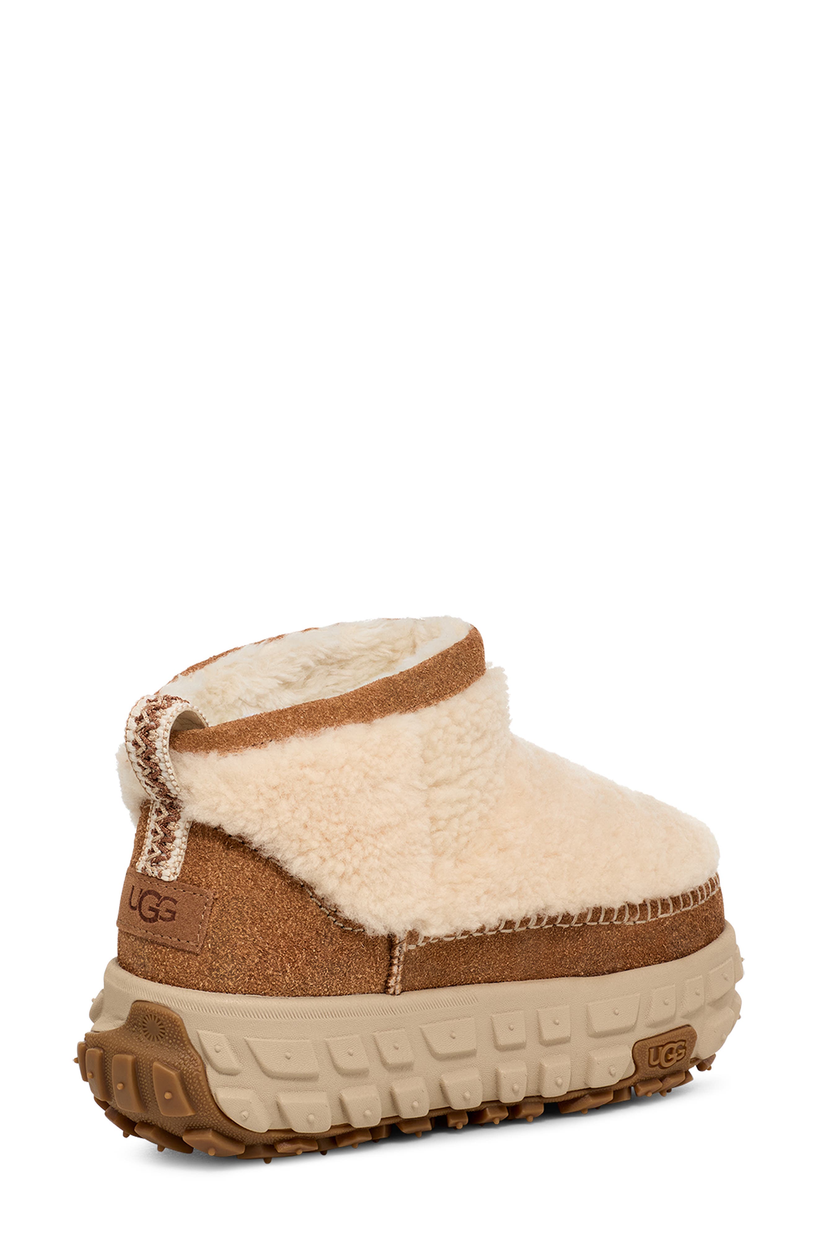 UGG® Venture Daze Ultra Mini Genuine Shearling Platform Bootie