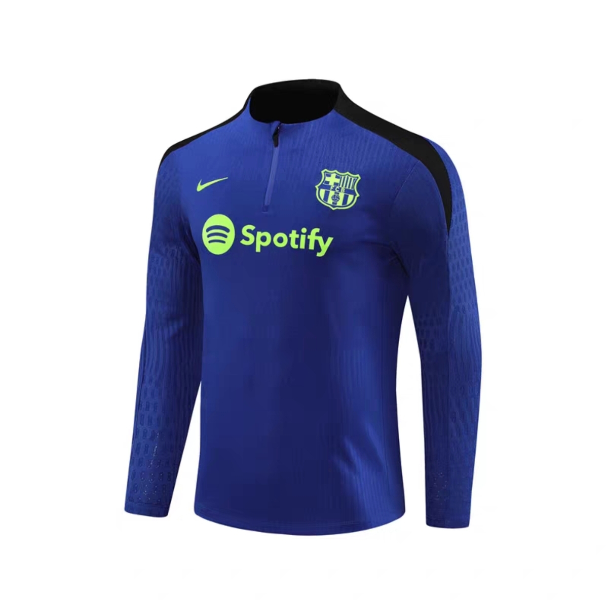 24-25 Barcelona Long Sleeve Blue Training Suits Football
