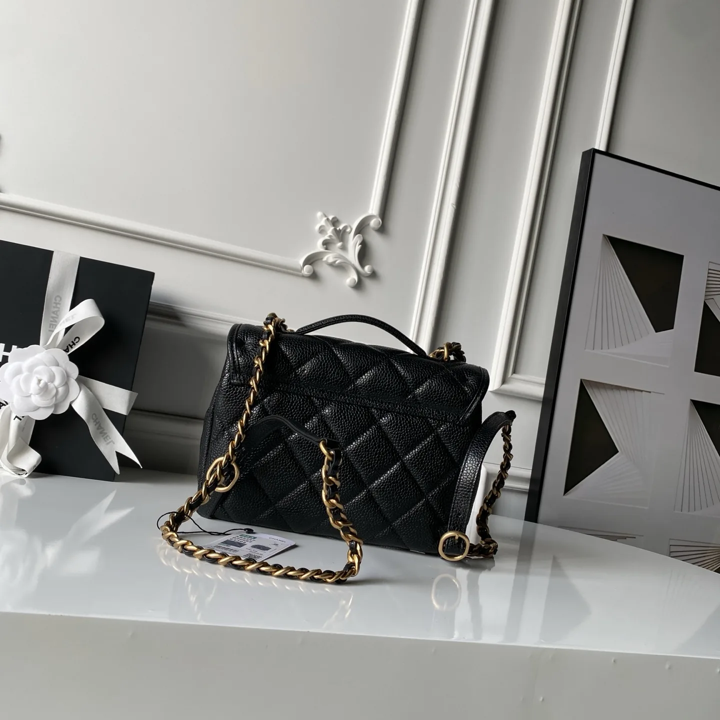 Chanel Grained Leather Crossbody Bag product photo from LabelPicks