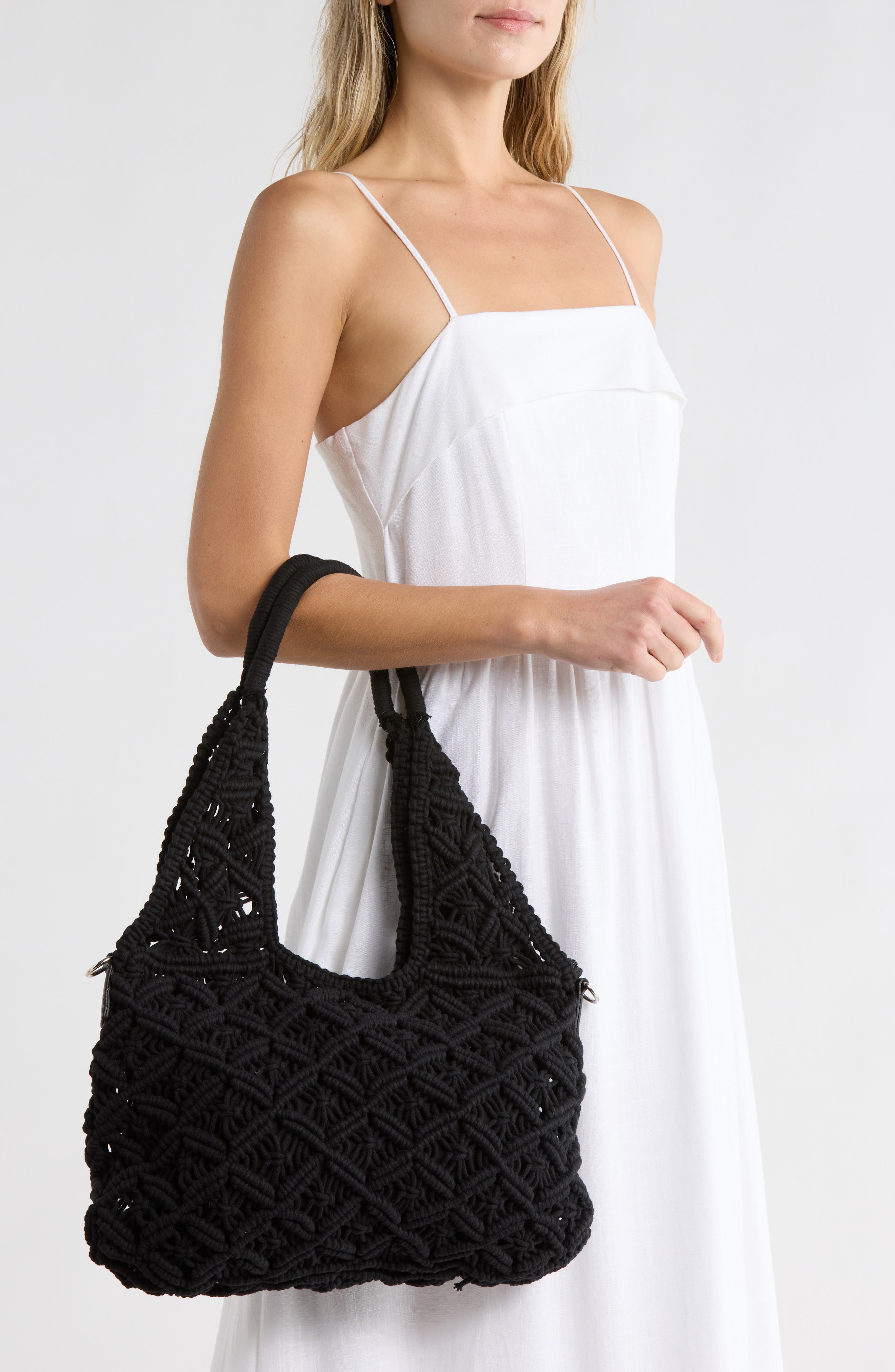 Collection XIIX Large Macramé Tote Bag