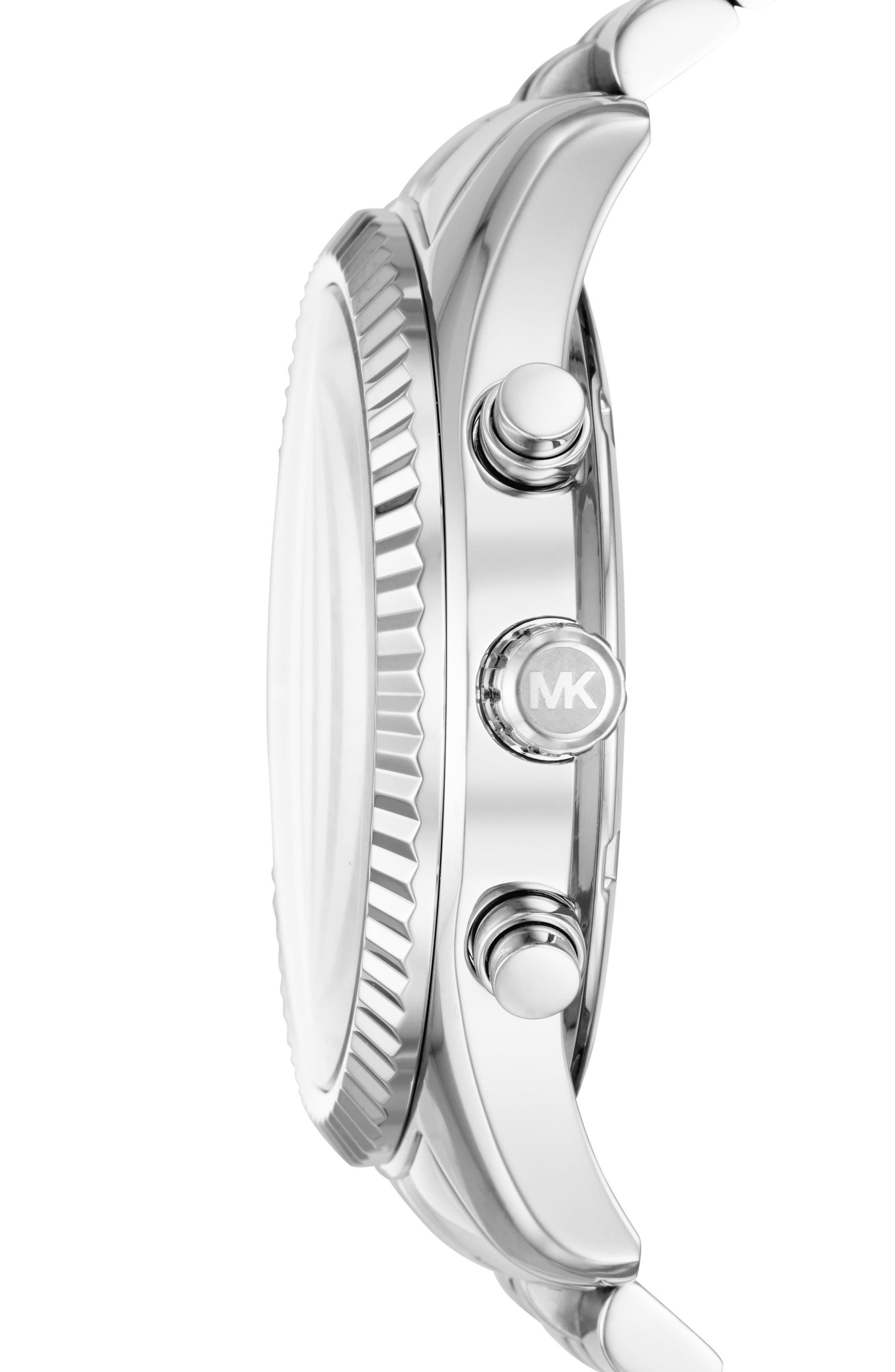 Michael Kors Lexington Bracelet Chronograph Watch, 44mm x 54mm