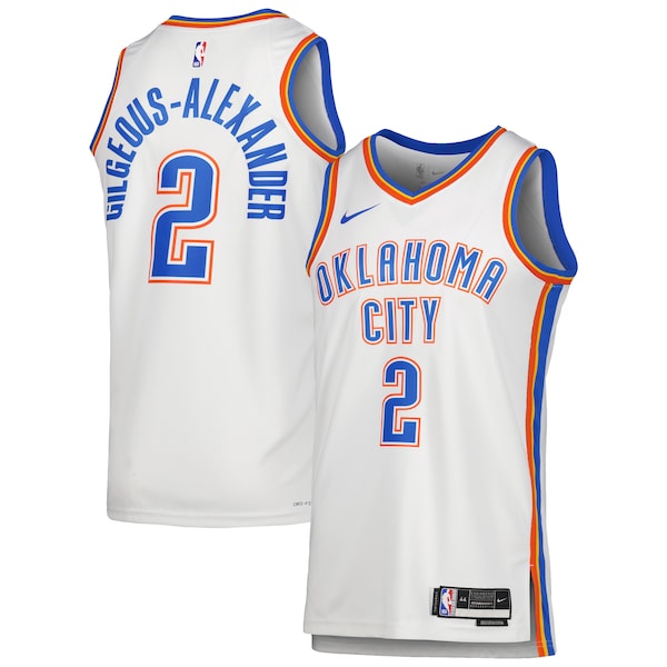 Shai Gilgeous-Alexander Oklahoma City Thunder Nike Unisex Swingman Jersey - Association Edition - White/Blue