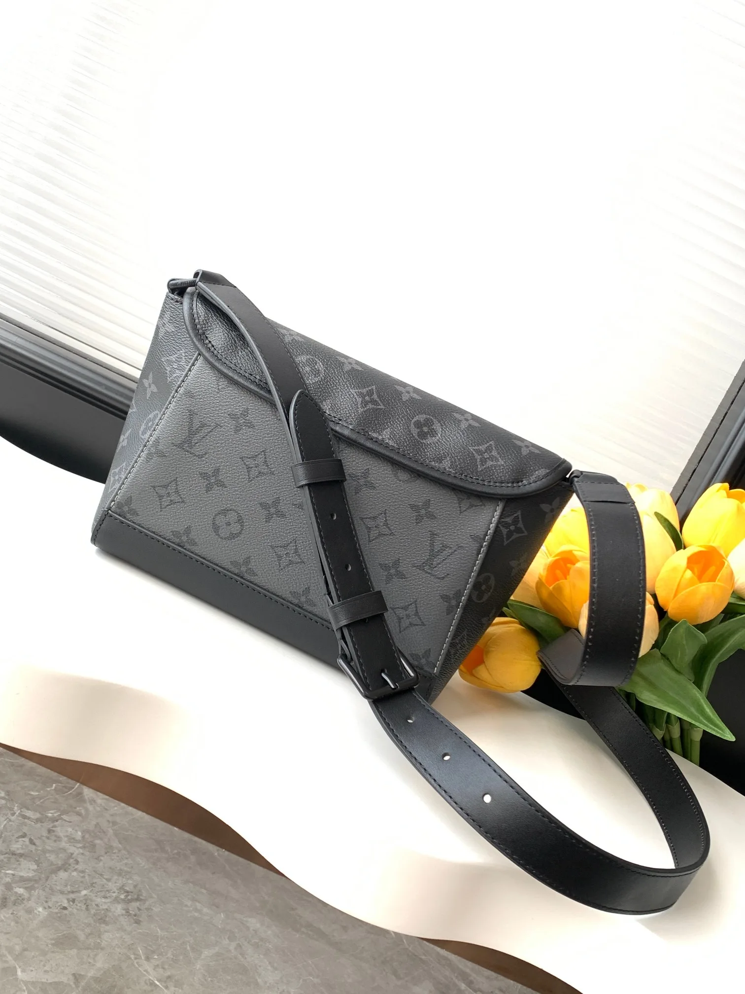 Louis Vuitton Canvas and Leather Crossbody Bag product photo from LabelPicks