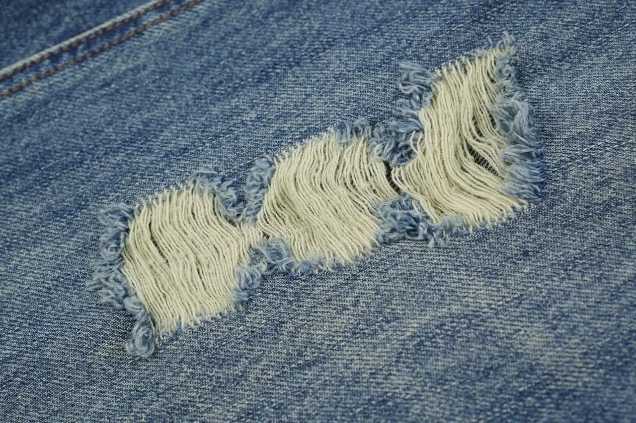 Louis Vuitton Blue Turquoise Button Washed Cargo Denim Pants product photo from LabelPicks