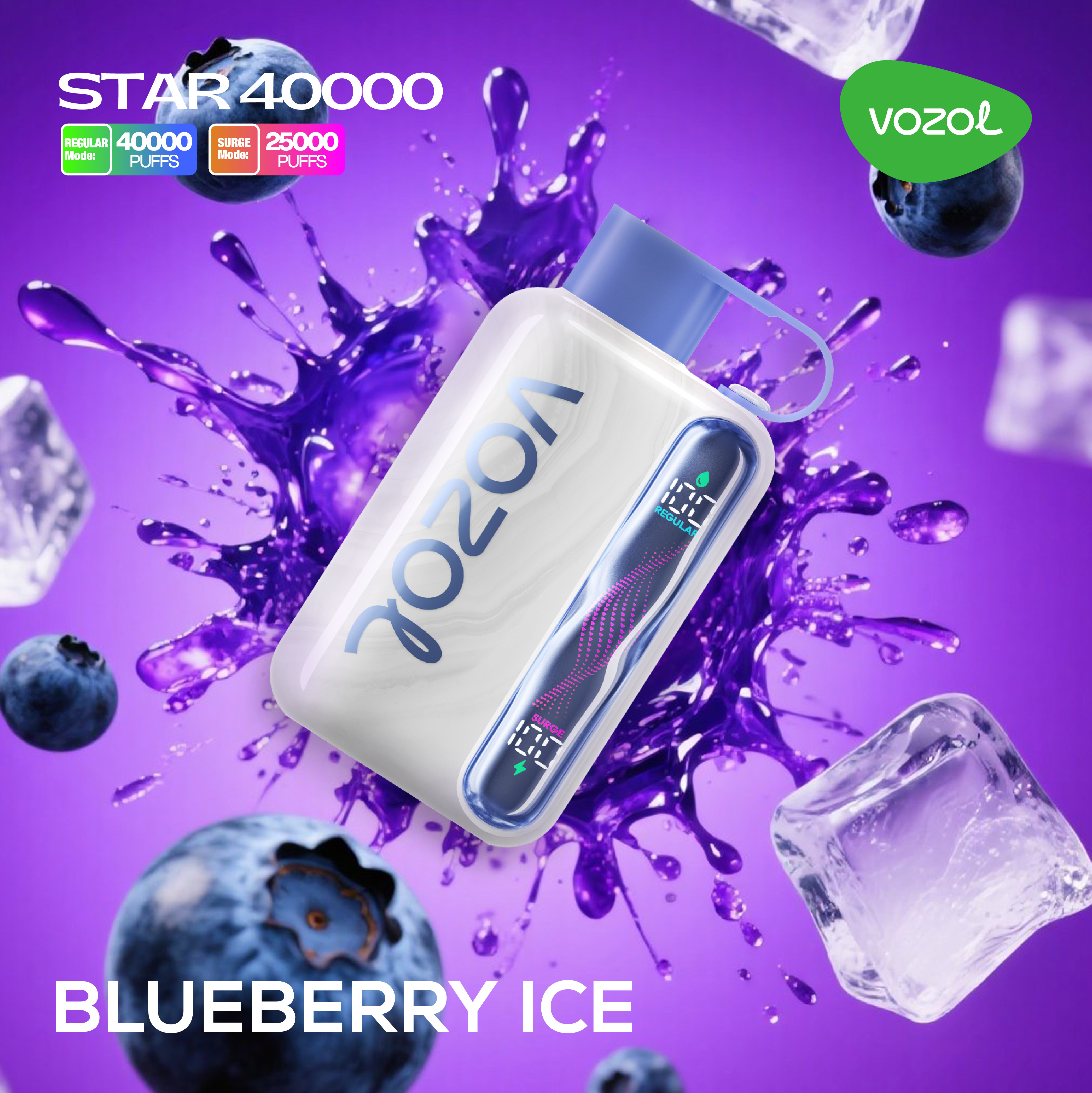 Vozol Star 40k Disposable Vape (5%, 40000 Puffs)