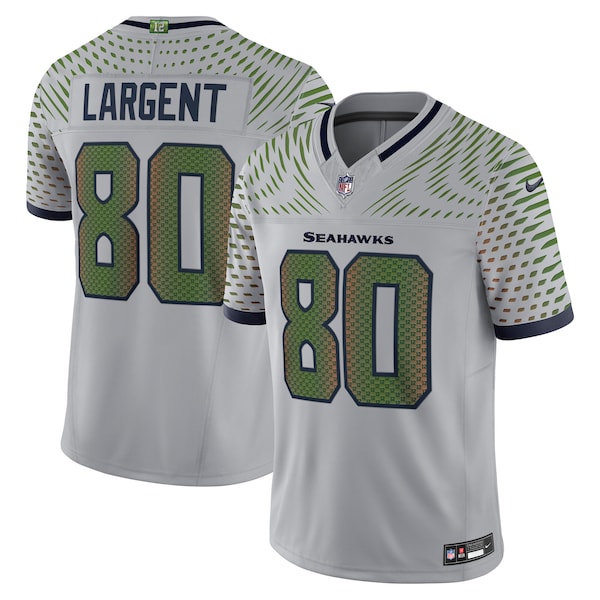 Steve Largent Seattle Seahawks Nike 2025 Rivalries Collection Retired Player Limited Jersey - Wolf Gray
