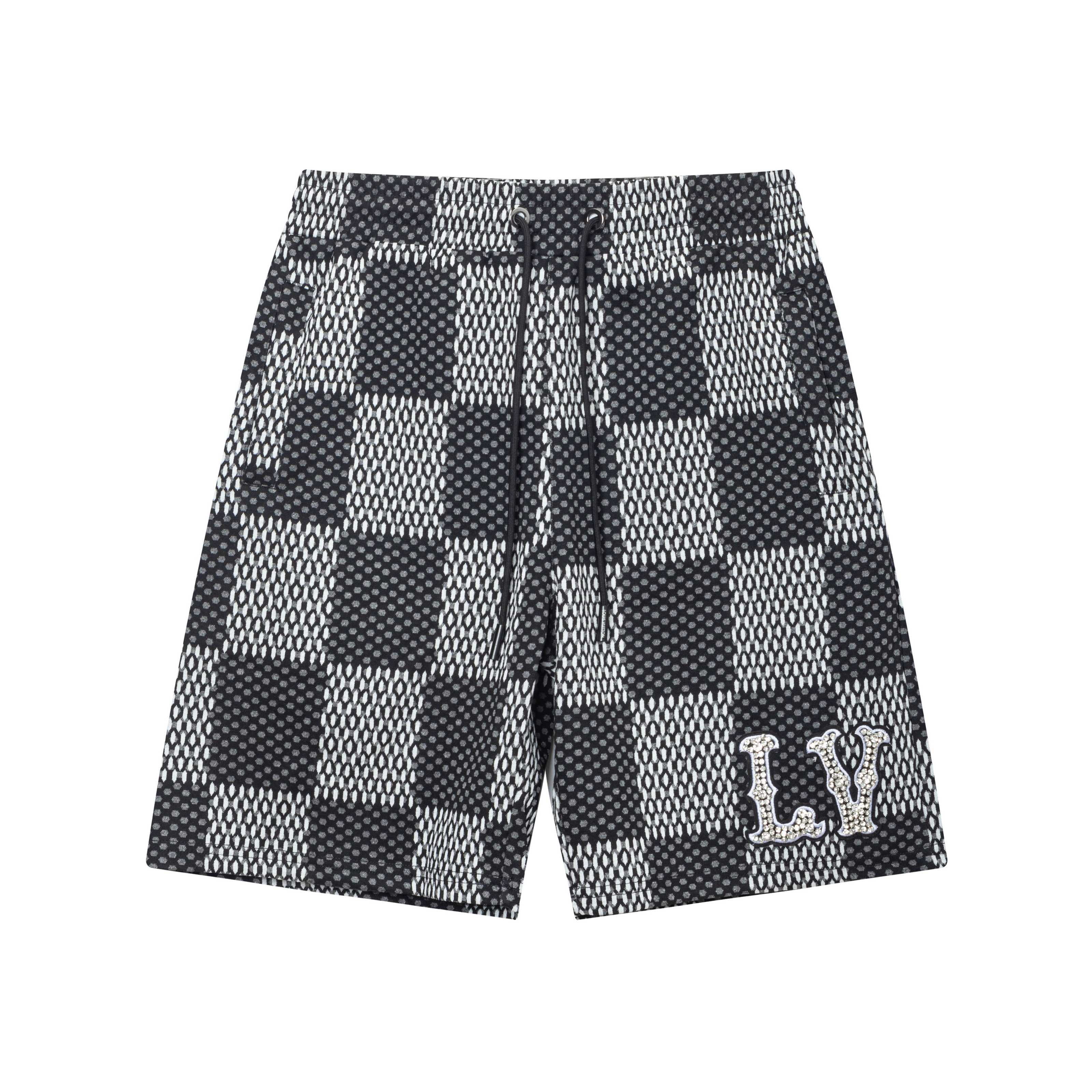 Classic checkerboard logo shorts