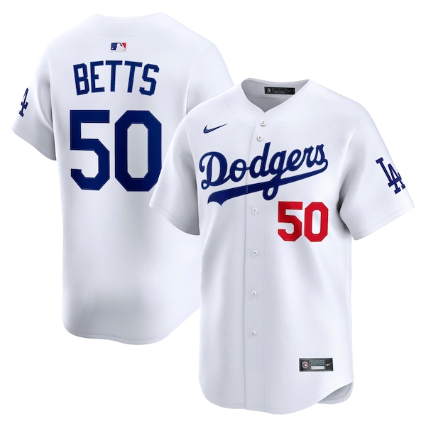 Mookie Betts Los Angeles Dodgers Nike Home Limited Player Jersey - White