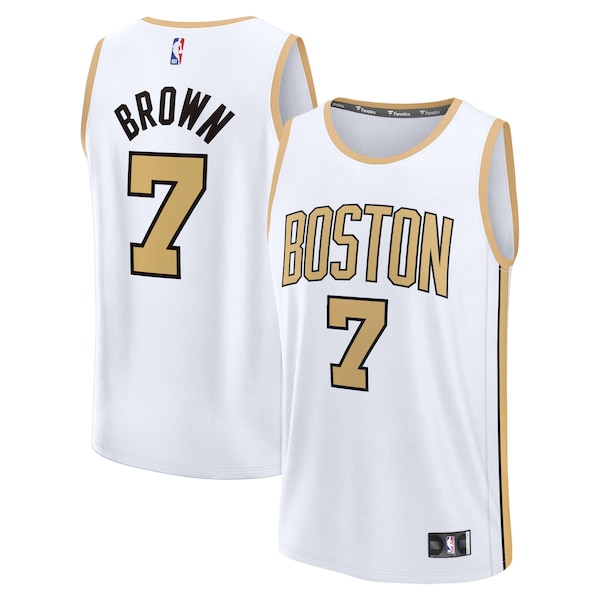 Jaylen Brown Boston Celtics  2025/26 City Edition Fast Break Jersey - White