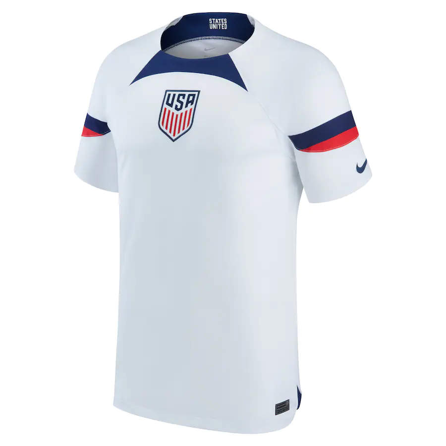 Custom USMNT Nike 2022/23 Home Authentic Jersey - White
