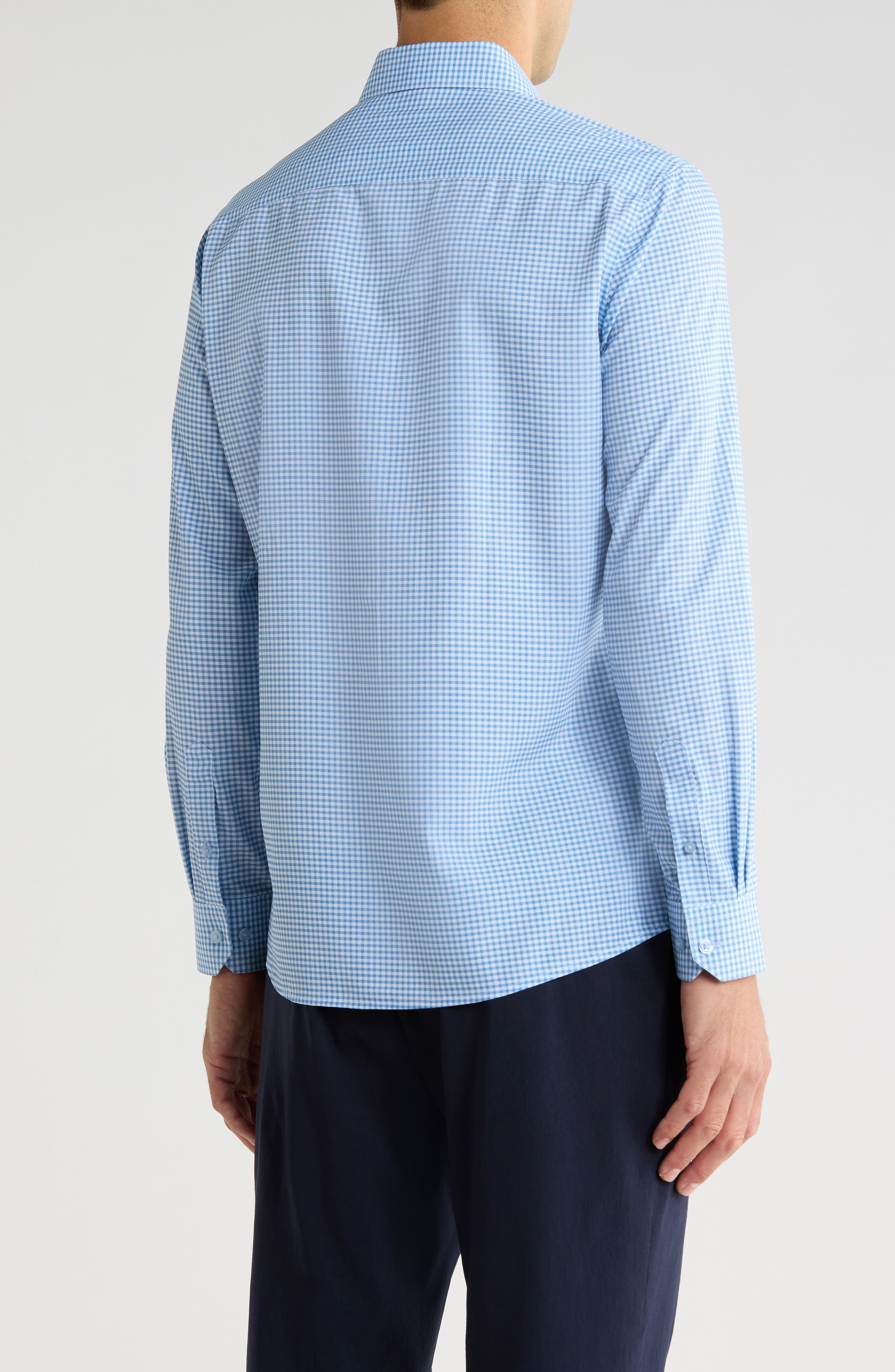 TOM BAINE Performance Stretch Winkle Free Button-Up Shirt