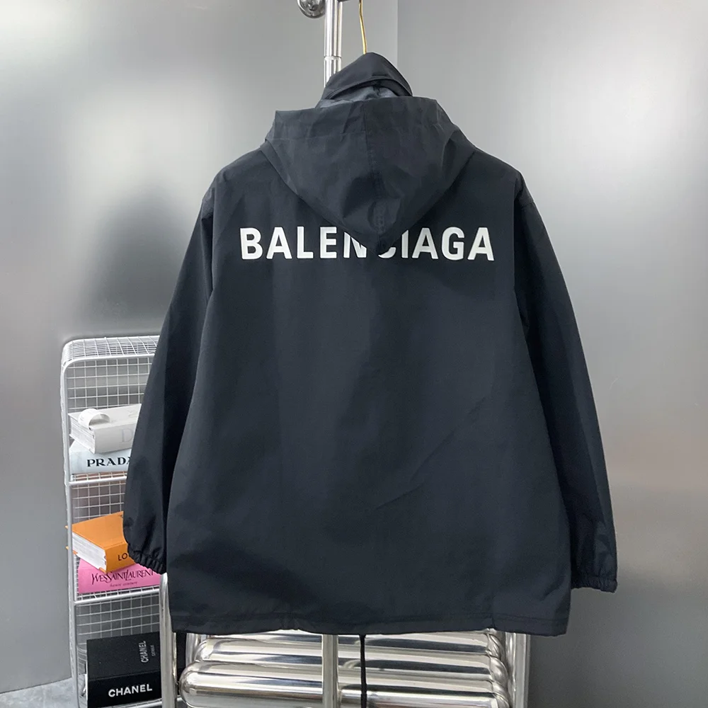 Letter Long Sleeved Pocket Jackets