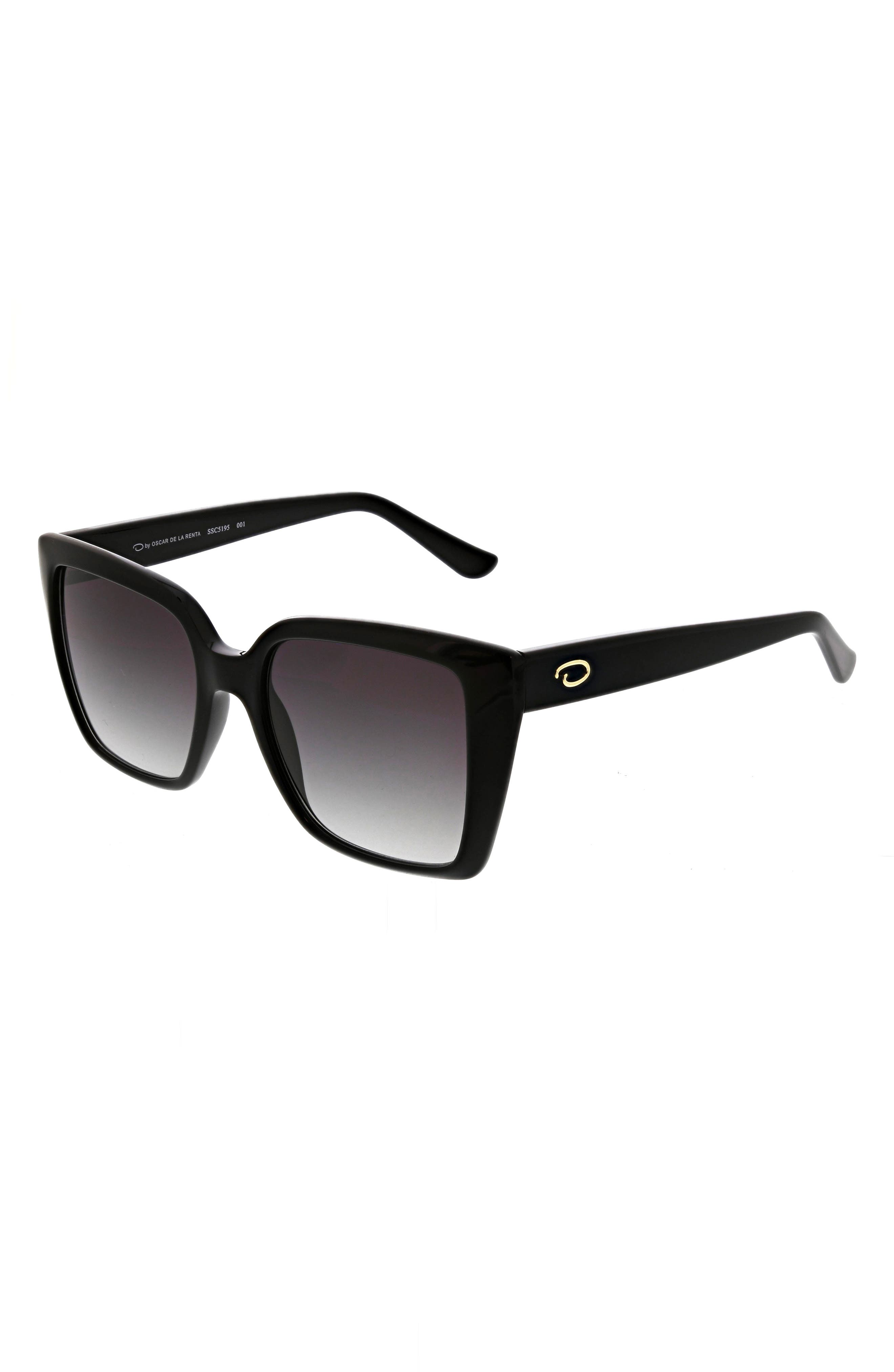 Oscar de la Renta 52mm Butterfly Sunglasses