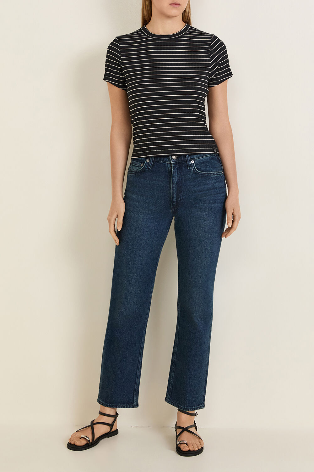 RAG & BONE מכנסי ג'ינס בגזרה ישרה