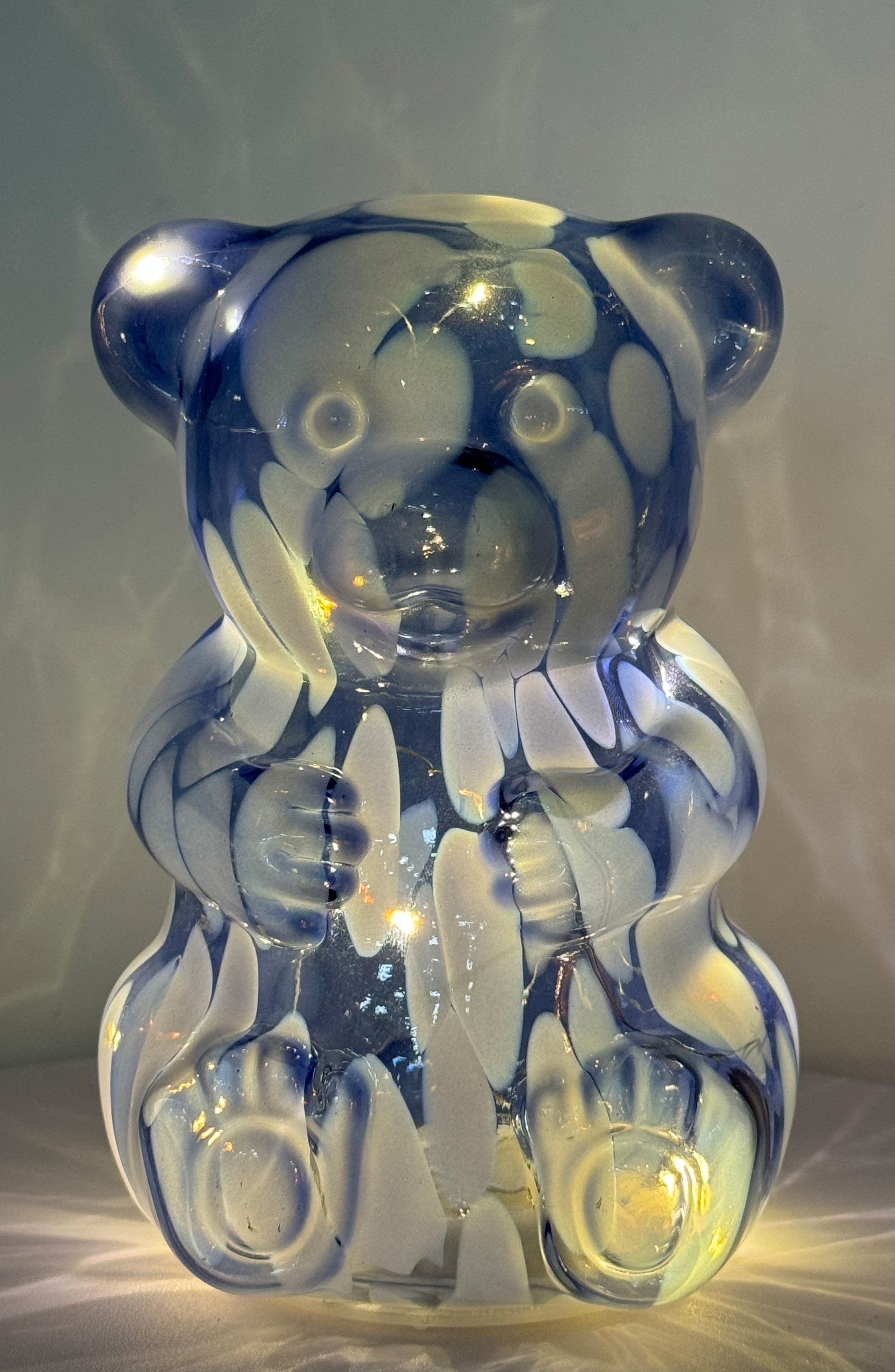 Innovibe LED Gummy Glass Bear Table Lamp