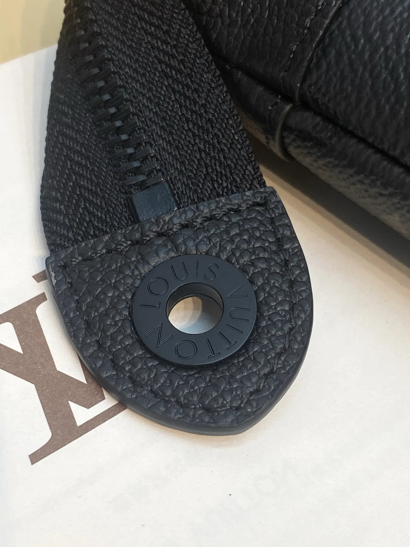 Louis Vuitton Black Pochette Canvas and Leather Clutch product photo from LabelPicks