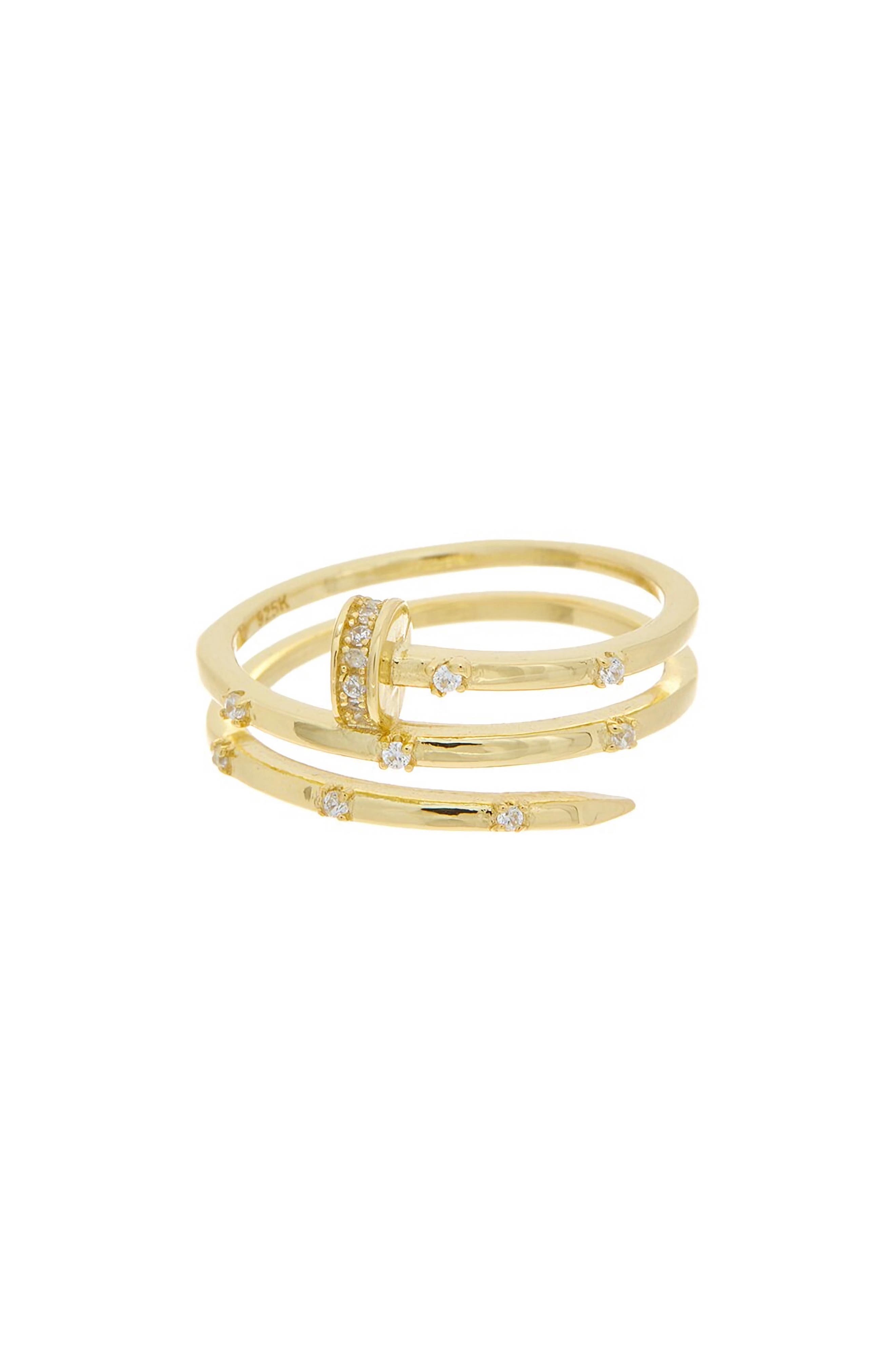 Juvell Cubic Zirconia Wraparound Wring