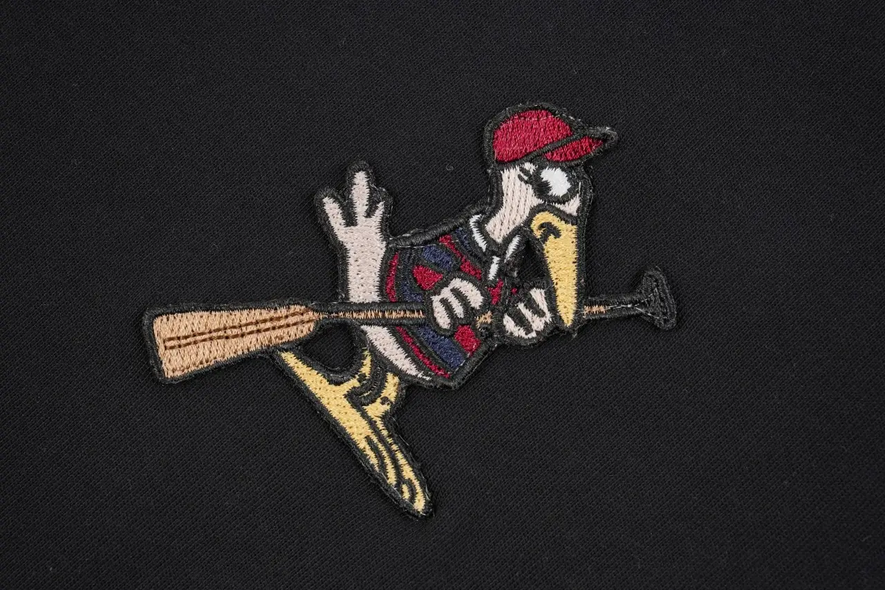 Moncler Black MonDuck Embroidered T-Shirt product photo from LabelPicks