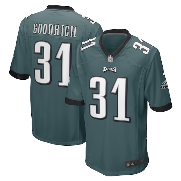Mario Goodrich Philadelphia Eagles Nike Game Player Jersey - Midnight Green