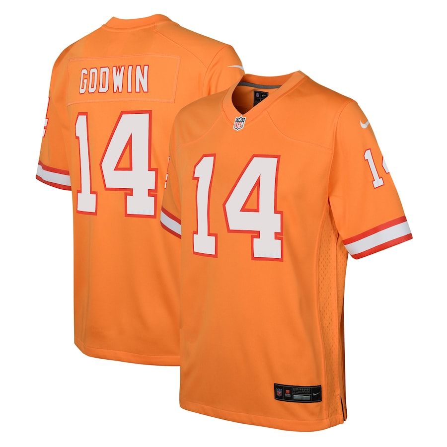 Chris Godwin Tampa Bay Buccaneers Nike Youth Throwback Game Jersey - Orange