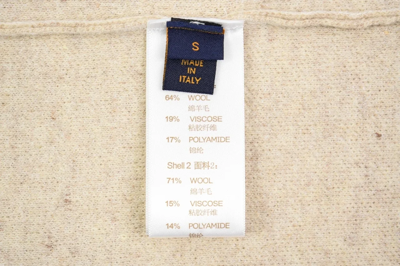 Louis Vuitton Off White Monogram Jacquard Half Zip Turtleneck Sweater product photo from LabelPicks
