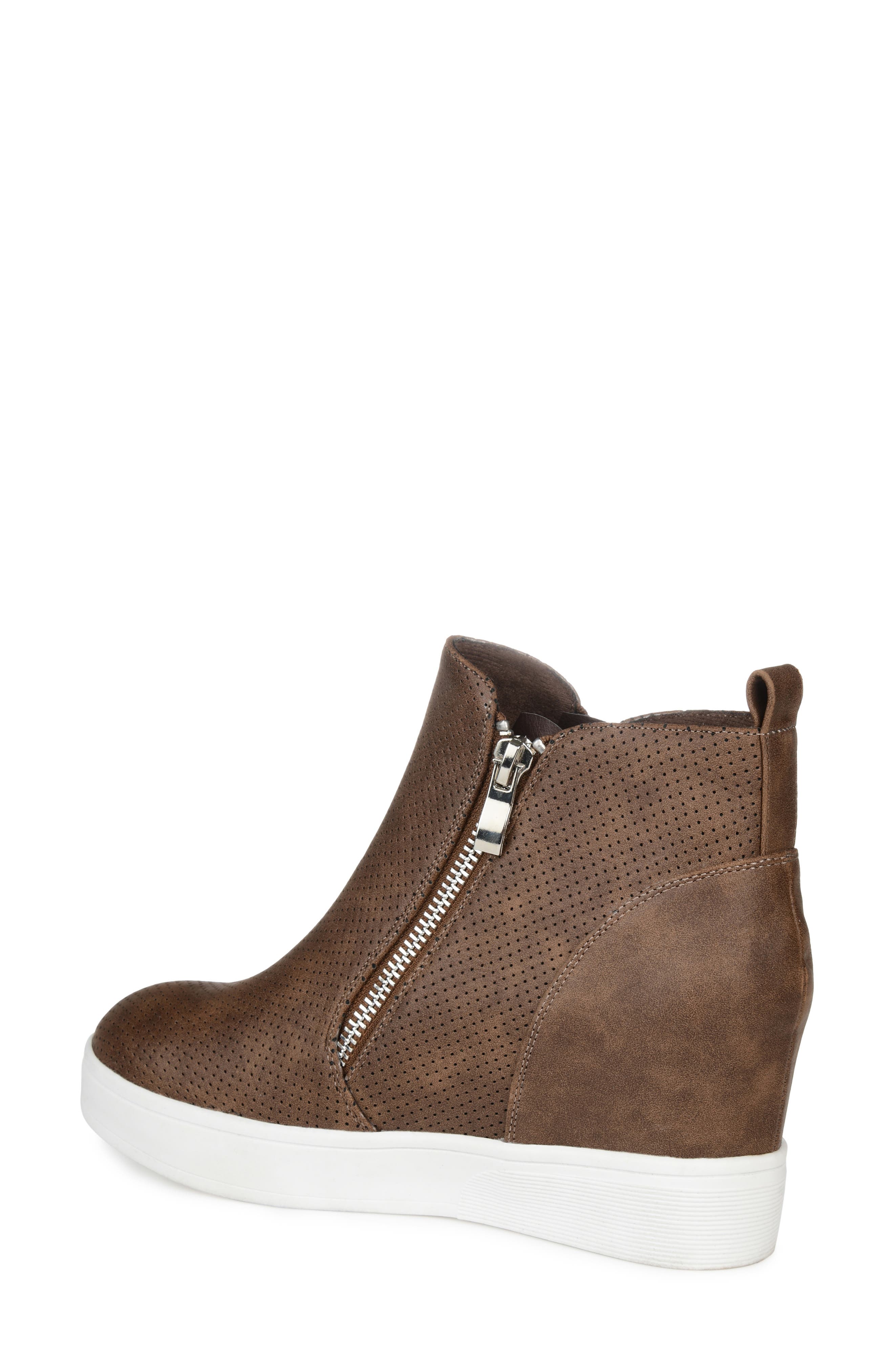 Journee Collection JOURNEE Pennelope Wedge Heel Sneaker