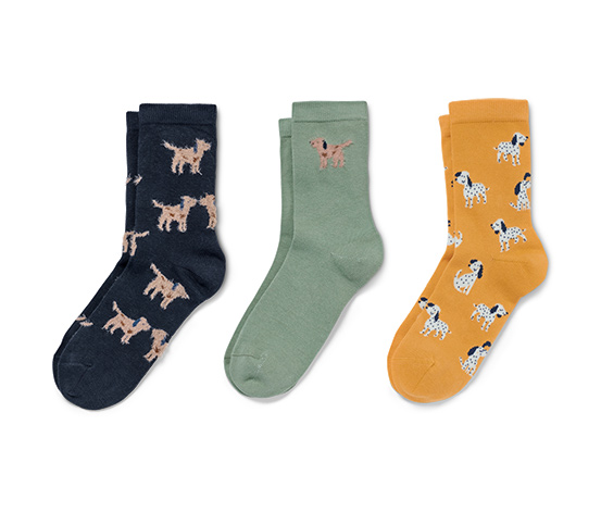 3D-Kinder-Socken mit Flausch-Garn