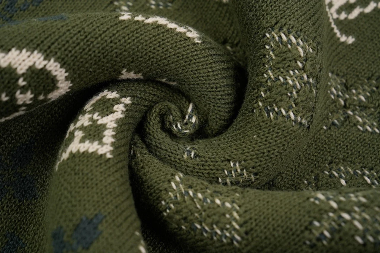 Louis Vuitton Green Camo Monogram Crewneck Sweater product photo from LabelPicks