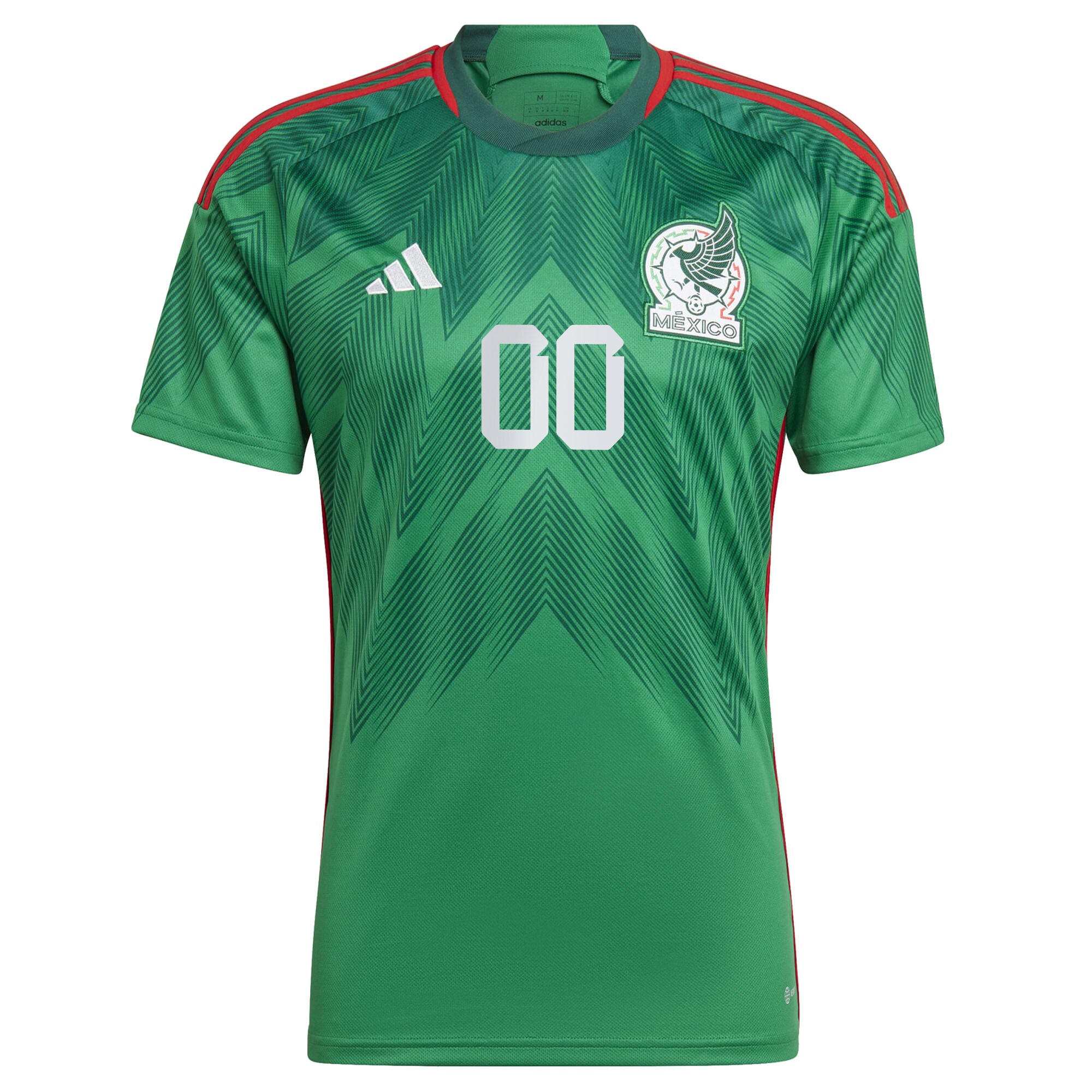 Mexico National Team adidas 2022/23 Home Custom Authentic Jersey - Green