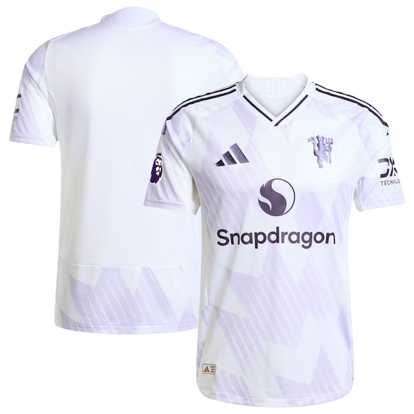 Manchester United adidas 2025/26 Away Authentic Jersey - White