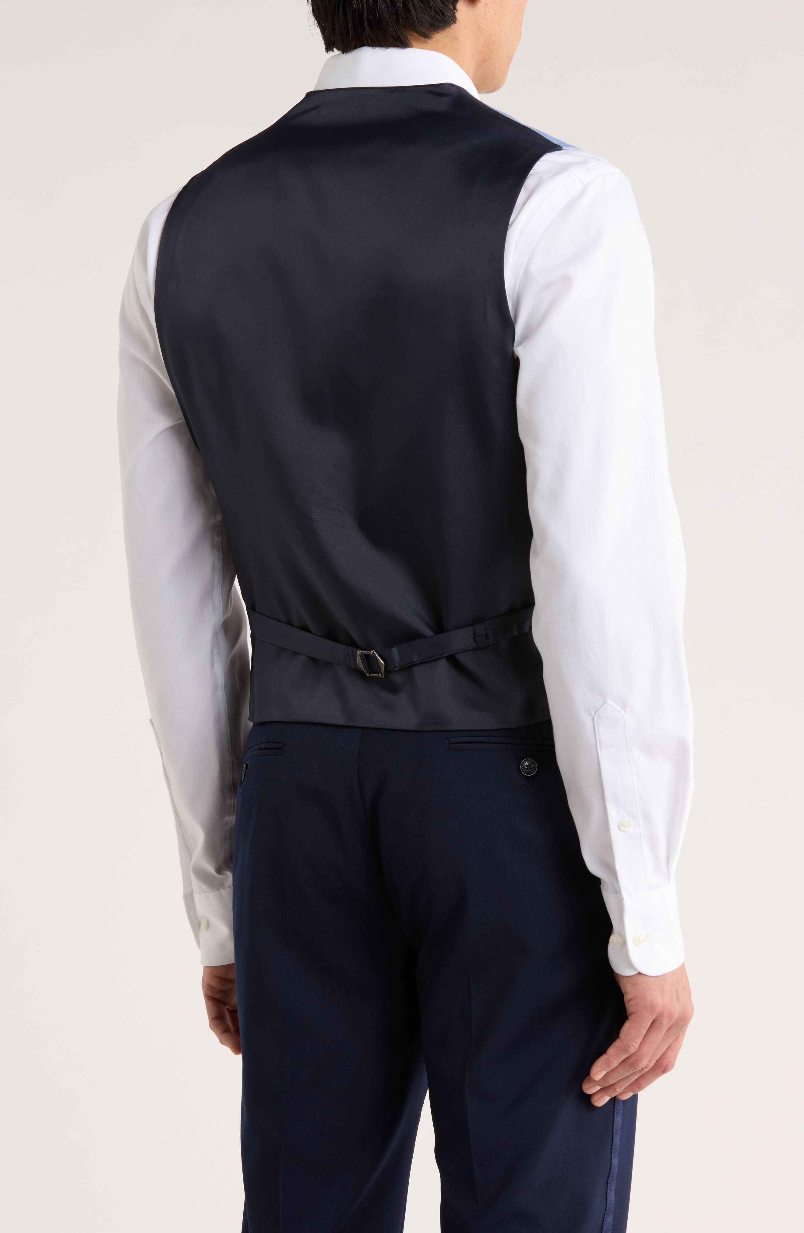 Tommy Hilfiger Stretch Cotton Tuxedo Vest