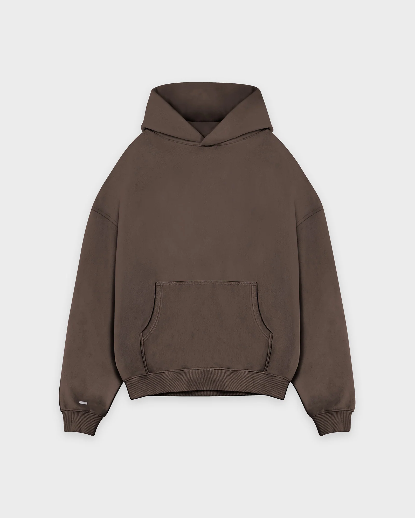 Heavy Chocolate Brown Basic Hoodie