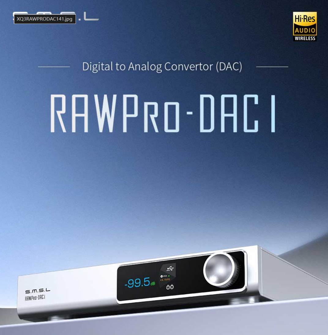 SMSL S.M.S.L Audio RAW Pro-DAC1 ES 9039 MS Pro High fidelity DAC DAP Brand New - GreshamTech