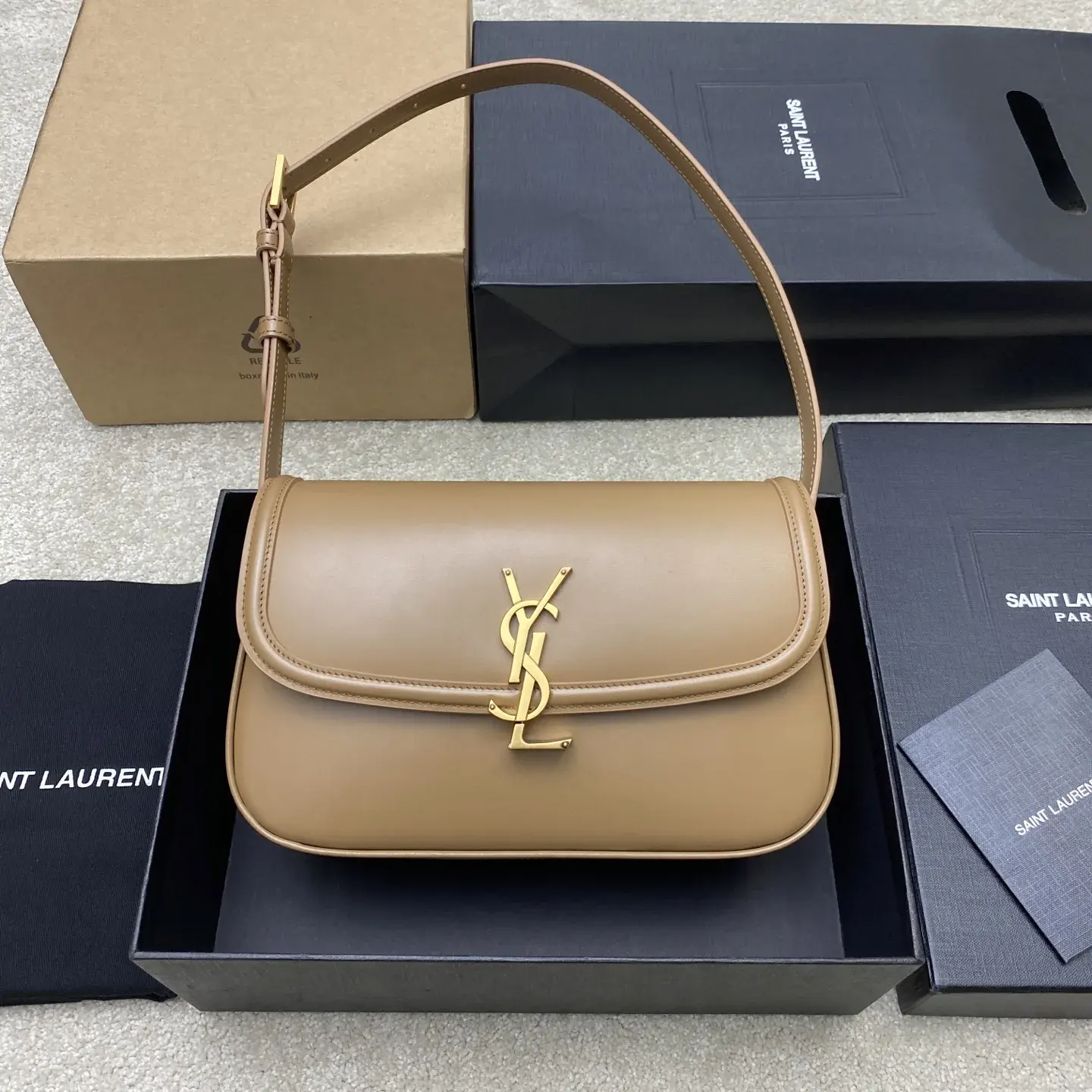 Saint Laurent Lambskin Shoulder Bag product photo from LabelPicks