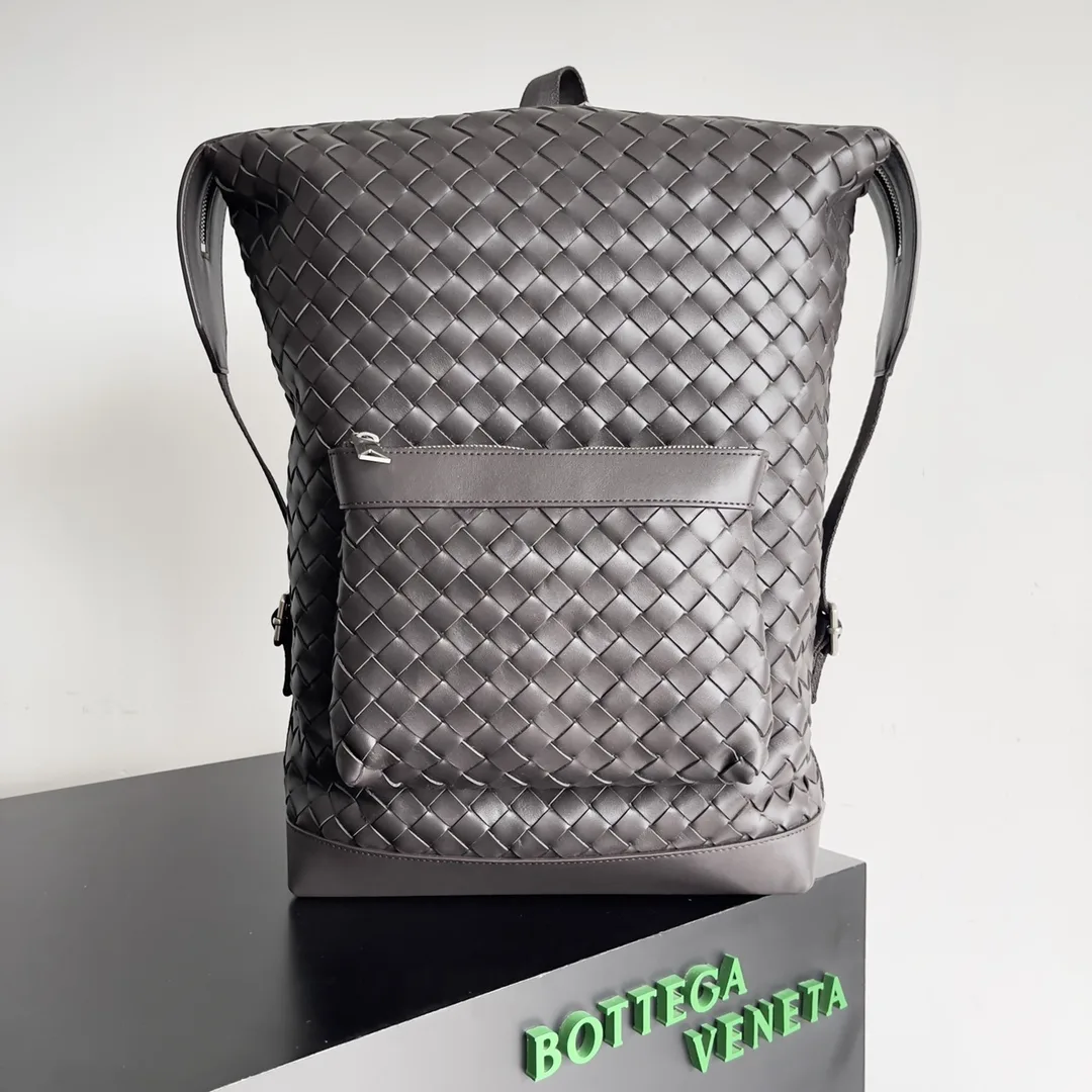 Bottega Veneta Intrecciato Woven Leather Backpack product photo from LabelPicks