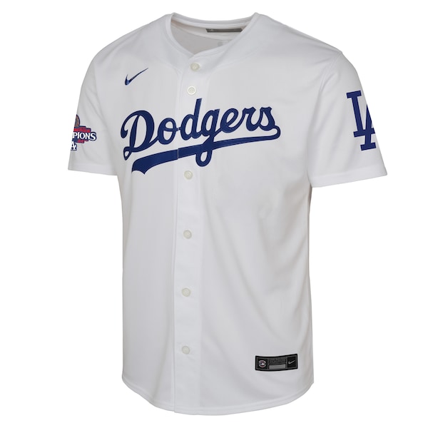 Los Angeles Dodgers Nike Youth 2024 World Series Champions Home Limited Jersey - White