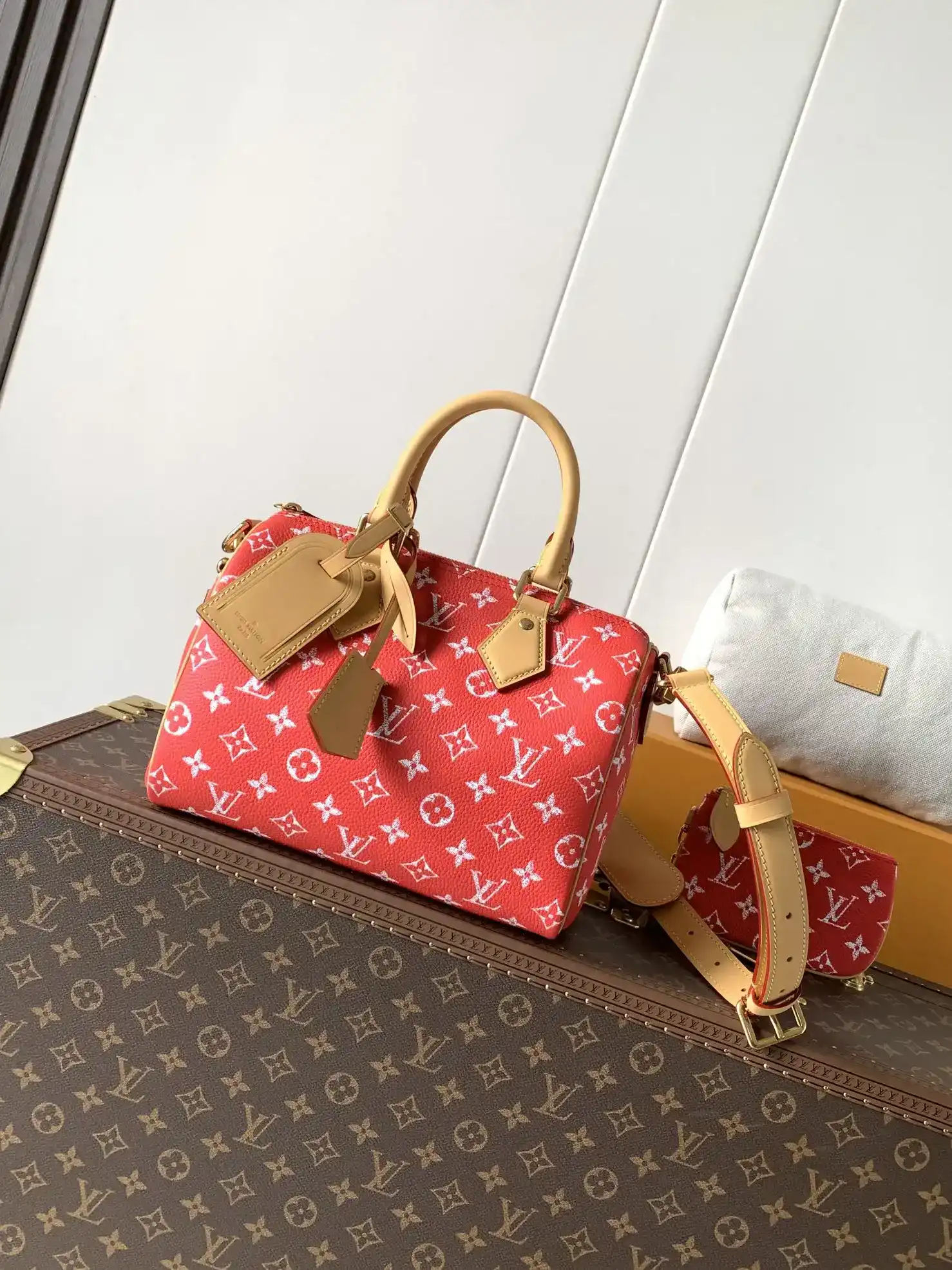 Louis Vuitton Green Speedy Monogram Canvas Top Handle Bag product photo from LabelPicks