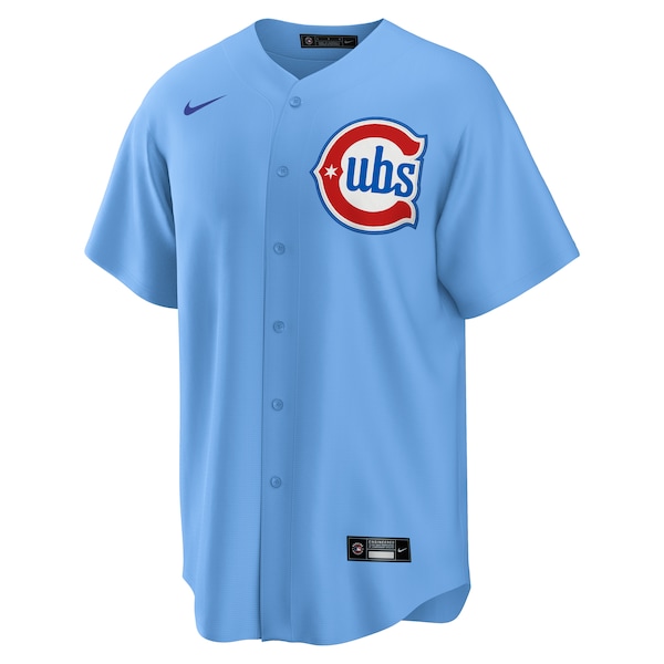 Dansby Swanson Chicago Cubs Nike 2nd Alternate Replica Player Jersey - Light Blue