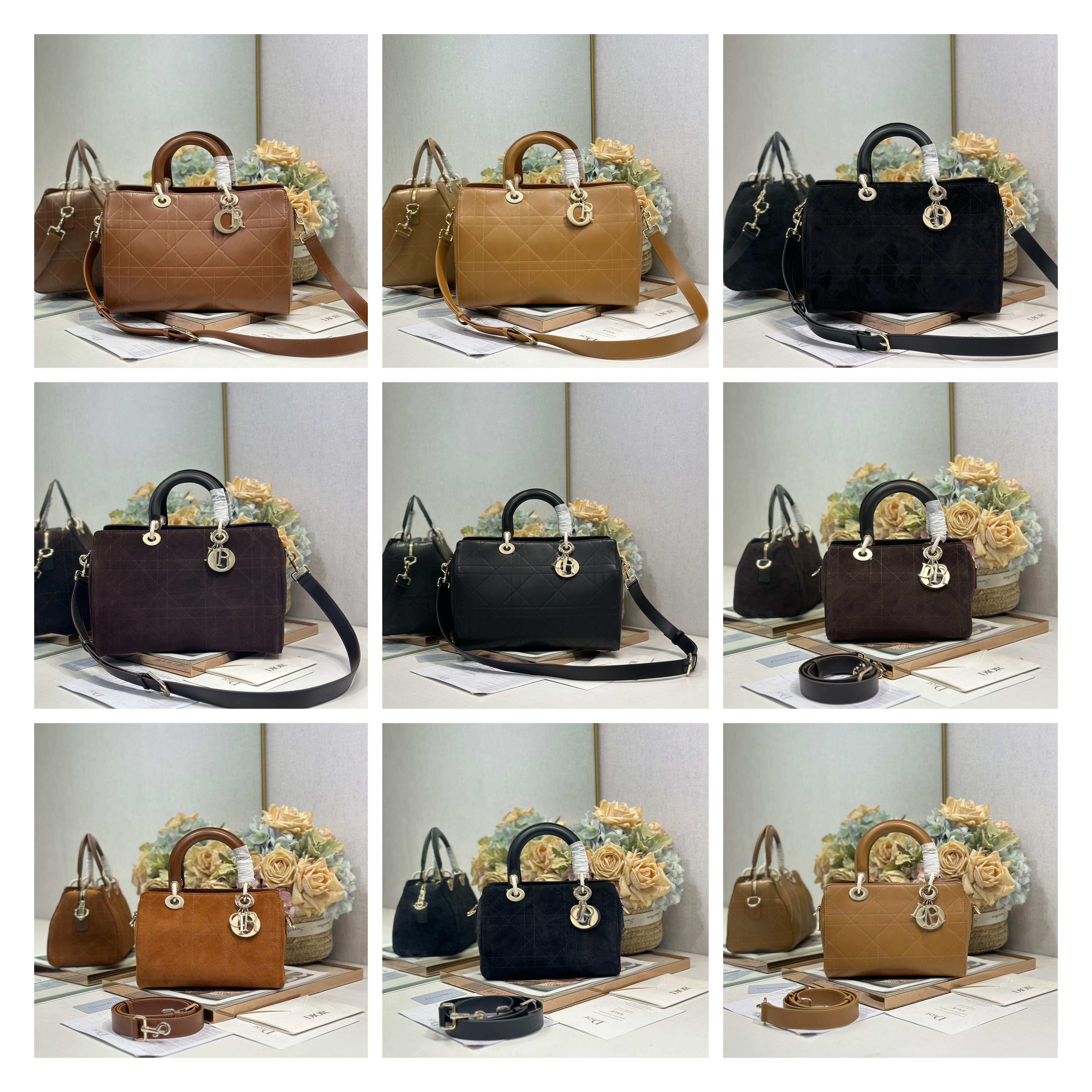 DIOR Lady handbag, new model/35cm/27cm