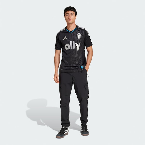 Charlotte FC adidas 2025 Fortress Kit Replica Jersey - Black