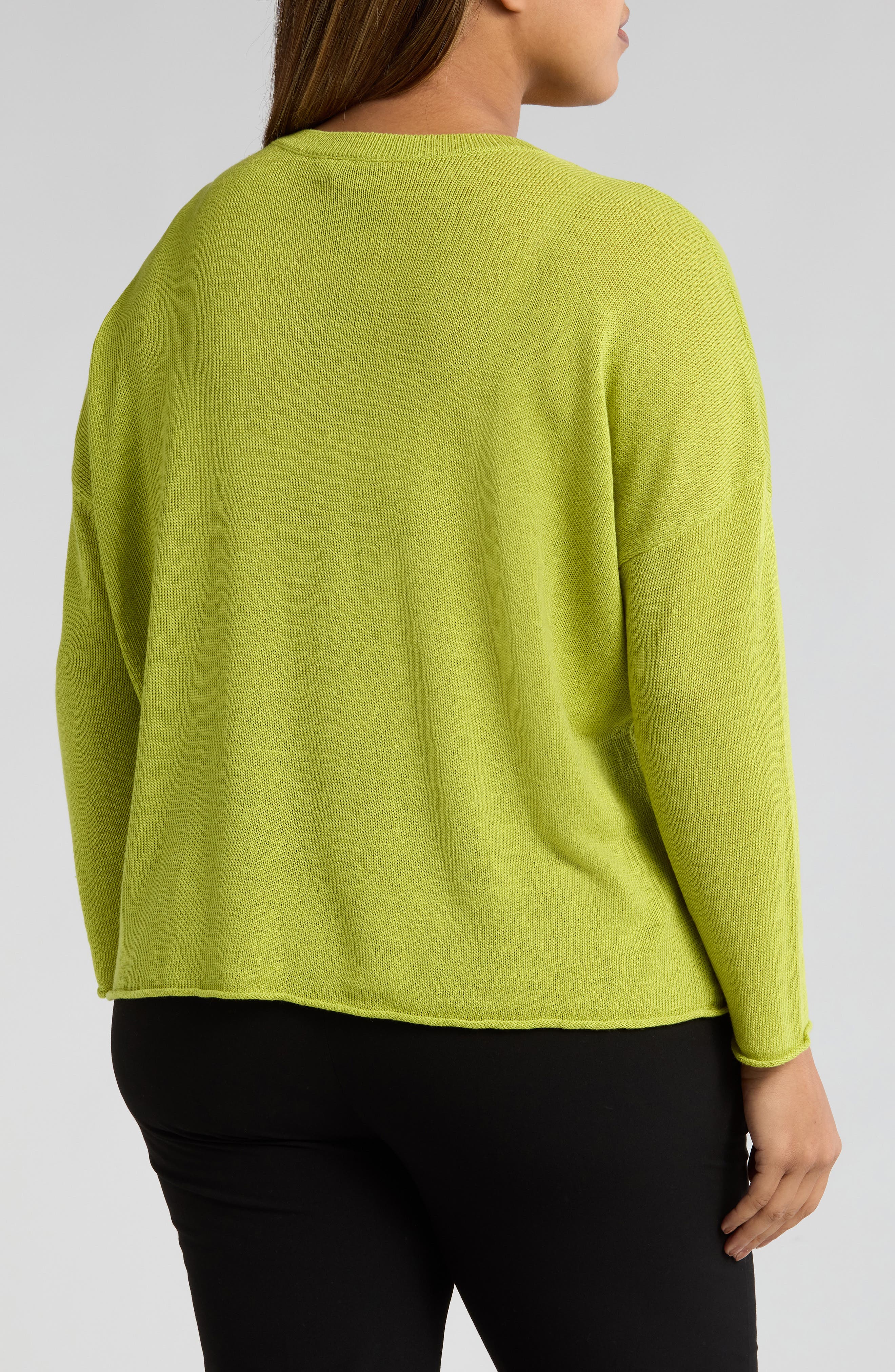 Eileen Fisher Organic Linen & Organic Cotton Sweater