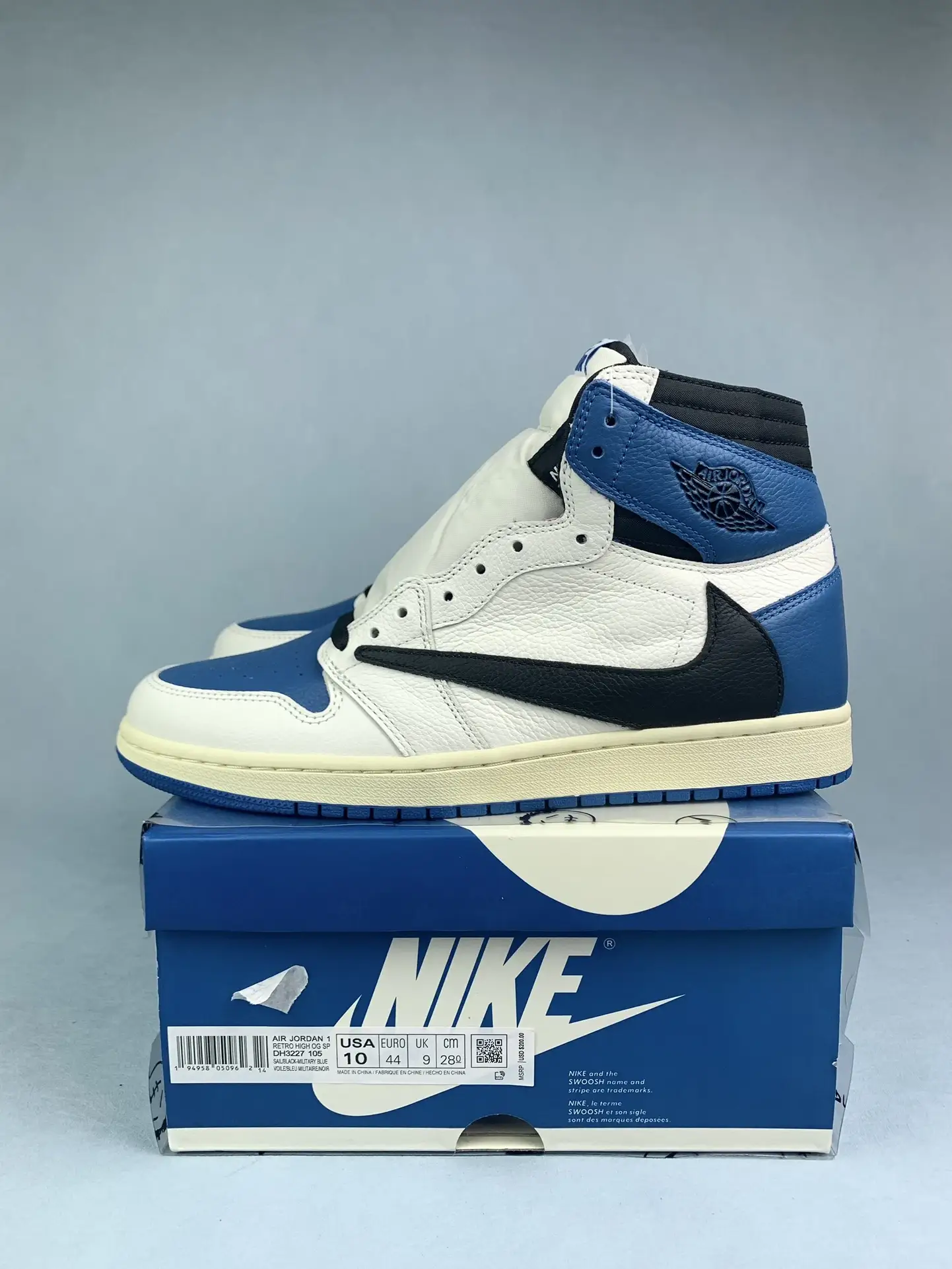 Travis Scott x Fragment x Air Jordan 1 High OG Shoes product photo from LabelPicks