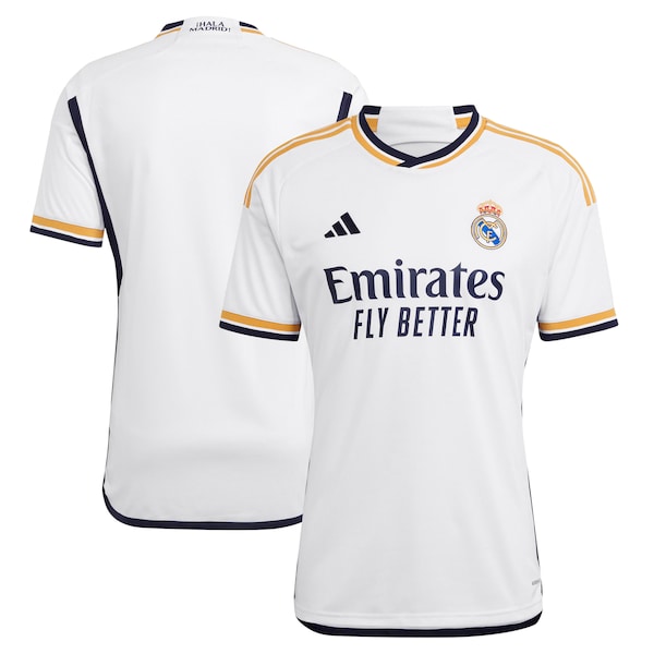Los Merengues adidas 2023/24 Home Replica Jersey - White