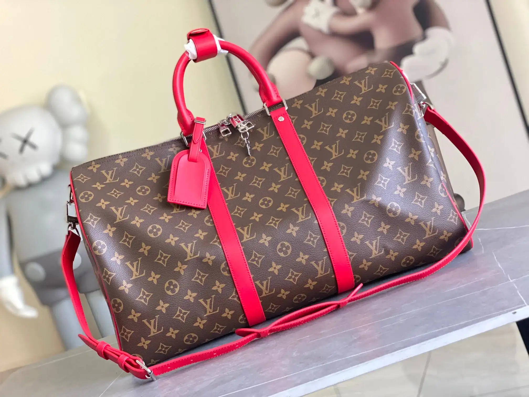 Louis Vuitton Keepall Gold Monogram Canvas Tote Bag product photo from LabelPicks