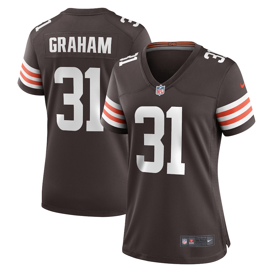 Thomas Graham Jr. Cleveland Browns Nike Women's Team Game Jersey -  Brown