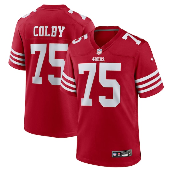 Connor Colby San Francisco 49ers Nike Team Game Jersey -  Scarlet